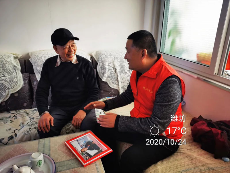 重陽情更濃--信川機械開展重陽節走訪慰問活動